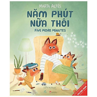 Sách tranh song ngữ Năm phút nữa thôi