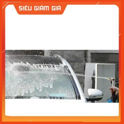 Bộ dây vòi xịt nước rửa xe,tưới cây .tăng áp 3 lần,loại 3m, 5m 206236 đầu đồng,cút nhựa,nối đai+ tặng mở chai