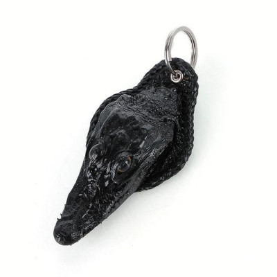 Móc khóa đầu cá sấu Huy Hoàng màu đen HC8220