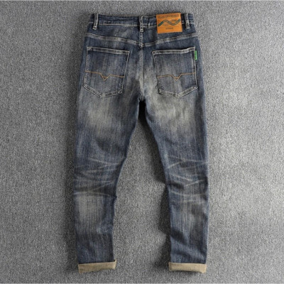 Quần jean bụi phong cách Retro_dã ngoại