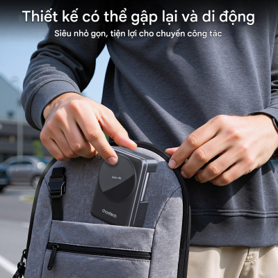 Đế sạc nhanh không dây 3 in 1 công suất 15W Choetech T637 chuẩn Qi2 - Hàng chính hãng