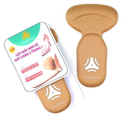 2 cặp lót giày chống tuột gót, chống trầy gót cực êm chân - buybox - BBPK09