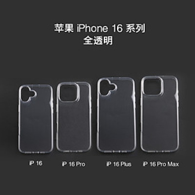 Ốp lưng dành cho iPhone 16, iPhone 16 Pro, iPhone 16 Plus, iPhone 16 Pro Max silicon TPU dẻo trong suốt siêu mỏng chống sốc cao cấp - Hàng chính hãng.