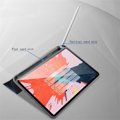 Case bao da chống sốc canvas cho iPad 9.7 inch 2017 / 2018 / iPad Pro 9.7 inch hiệu Mutural Yashi Series trang bị ngăn đựng bút, thiết kế tản nhiệt, hỗ trợ smartsleep - hàng nhập khẩu