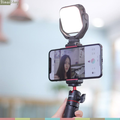 Vijim VL66 - Đèn LED Cho Máy Ảnh, Điện Thoại, Giá Chữ U, Xoay 360 Độ, Khoảng Cách Chiếu Sáng 6m- Hàng chính hãng