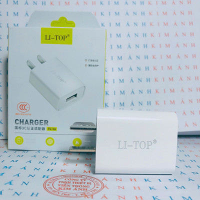 Bộ sạc Li-Top Rio Tinto AT06 5V- 2A chân cắm Type C, có chứng nhận 3C tiêu chuẩn quốc gia, bảo hành hàng chính hãng 1 năm