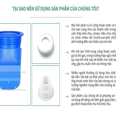 Bịt nắp cống silicon chống mùi thoát sàn, ngăn trào ngược nhà tắm,ngăn côn trùng xâm nhập bằng Silicone
