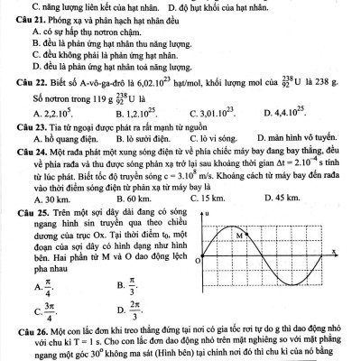 Bộ Đề Trắc Nghiệm Luyện Thi THPT Quốc Gia 2020 - Khoa Học Tự Nhiên - Tập 2 - Tái Bản