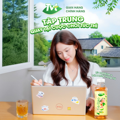 [Combo 12 chai 450ml] Trà Việt Quất TVT tinh chất Việt Quất và Trà xanh, chống oxy hóa, thanh nhiệt giải phóng độc tố cơ thể