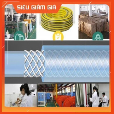 Bộ dây vòi xịt nước rửa xe,tưới cây .tăng áp 3 lần,loại 3m, 5m 206318 đầu đồng,cút,nối nhựa vàng+ tặng đai