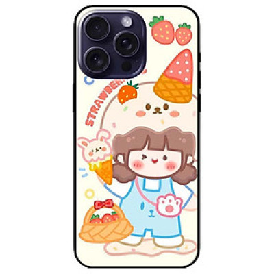 Ốp lưng dành cho Iphone 15 - Iphone 15 Plus - Iphone 15 Pro - Iphone 15 Pro Max - Búp Bê Dâu - Hàng Chính Hãng