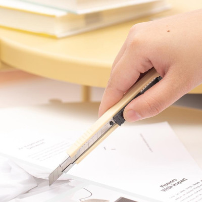 Dao Rọc Giấy Nhỏ 2031 Mới + Hộp Giấy - Không Lưỡi Phụ - Deli WD10150