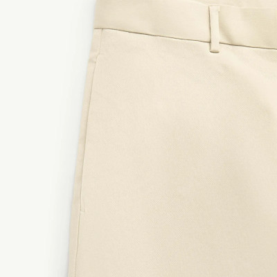 Quần kaki nam lưng liền Form Slim cropped - RT 10S25PCA011 | ROUTINE CÀ MAU