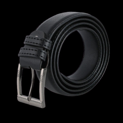 HJ5001-02-03 - Dây thắt lưng nữ Huy Hoàng 3P may viền màu bò, đen, nâu