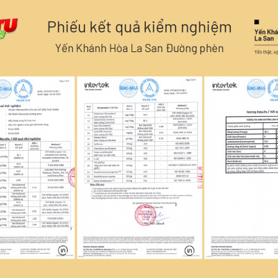 [CÓ 35% YẾN TƯƠI] Yến Khánh Hòa La San Đường Phèn