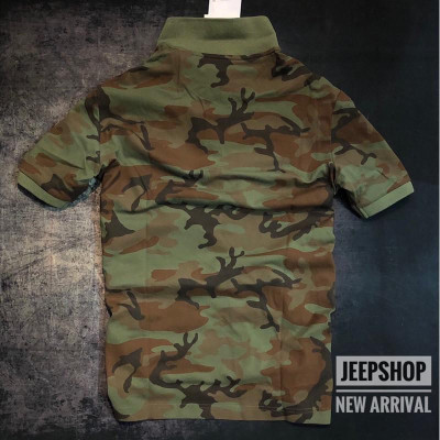 Áo thun polo camo