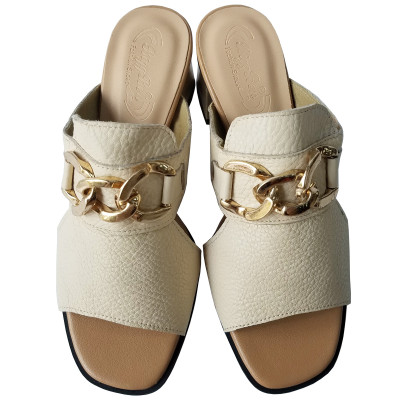 Dép Cao Gót Nữ BIGGBEN Da Bò Cao 5 Phân DCG108