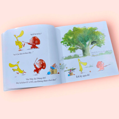 Sách cho bé - Ích Kỷ Quá Đi! - Vịt và Chấm - Sách tranh - Dành cho trẻ 3+