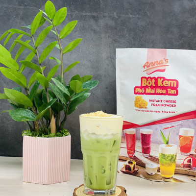 Bột Kem Phô Mai Cheese Foam Túi 300G pha 40 ly - Bột kem pha chế Váng Sữa Kem Cheese Trà sữa, Đồ uống đá xay