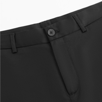 Quần Kaki Nam ROUTINE Cotton Gập Ly Trơn Form Slim Crop - 10S23PCA001 | LASTORE MENSWEAR