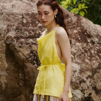 Áo Yếm Linen Kim Tước TOP232 thời trang thiết kế Hity