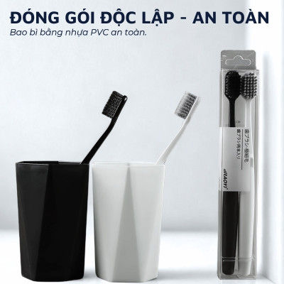 Bộ 2 bàn chải đánh răng Raoyi R7688 DandiHome chuyên bảo vệ nướu