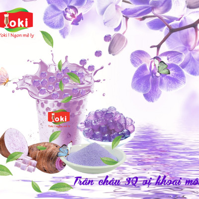 Yoki Trân châu khoai môn 3Q dai, giòn, thơm ngon