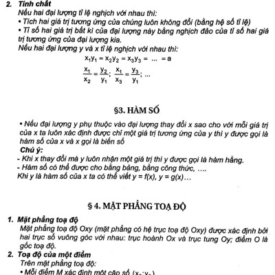 500 Bài Toán Chọn Lọc Đại Số Lớp 7