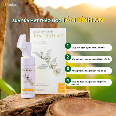Sữa rửa mặt thảo mộc ( da thường, da khô, da nhạy cảm) - 150ml