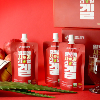 NƯỚC NHA ĐAM SÂM TÁO HỮU CƠ HỘP 30 GÓI HỖ TRỢ TIÊU HÓA