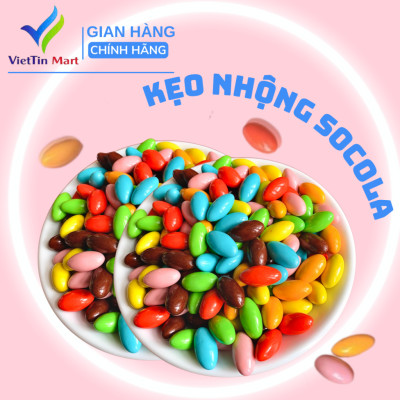 Kẹo Nhộng Socola Sắc Màu VIETTIN MART 500g