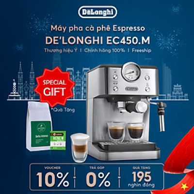 Máy pha cà phê espresso DeLonghi Classic EM450.M - Hàng chính hãng
