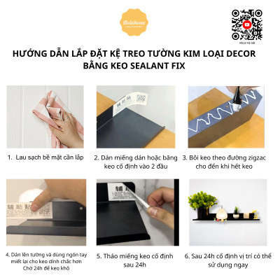 Keo Dola Home Dán INOX, Sắt Siêu Chắc Chắn Sealant Fix 12g
