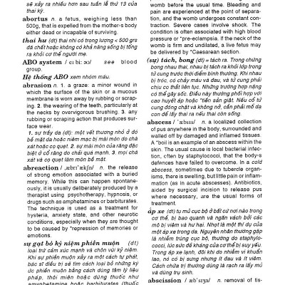 Từ Điển Y Học Anh - Việt