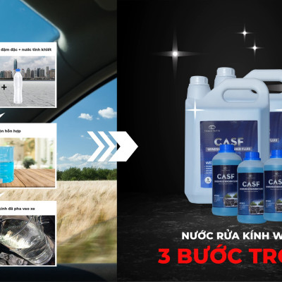 Nước rửa kính ô tô chính hãng THACO 2 lít