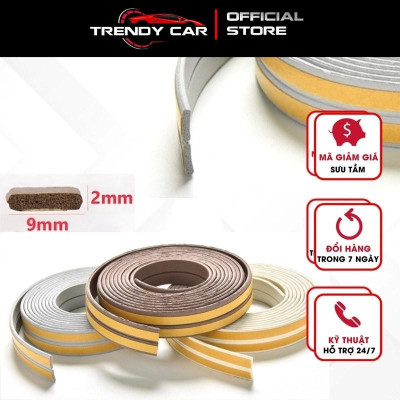  Freeship 6 Mét Roong, Gioăng cao su chữ I chống ồn, ngăn Bụi cửa Sổ cửa đi, cửa gỗ Trendycar