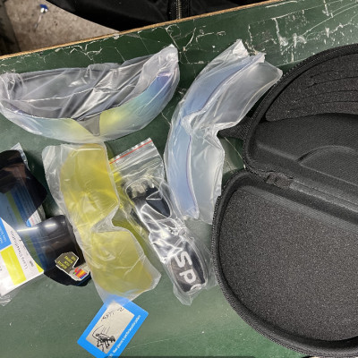 Bộ Kính Đi Xe Đạp Thể Thao,Dã Ngoại 5 In 1 FSB Phân Cực,Chống Tia Cực Tím Có Hộp Đựng Đại Nam Sport