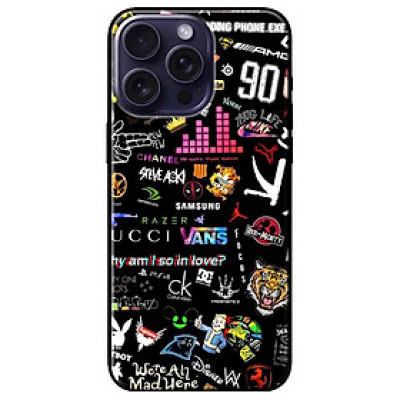 Ốp lưng dành cho Iphone 15 - Iphone 15 Plus - Iphone 15 Pro - Iphone 15 Pro Max - Họa Tiết Thương Hiệu - Hàng Chính Hãng