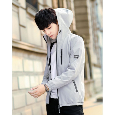 Áo khoát nam đẹp dây kéo ngực có nón cao cấp mẫu mới cực chất-A1037