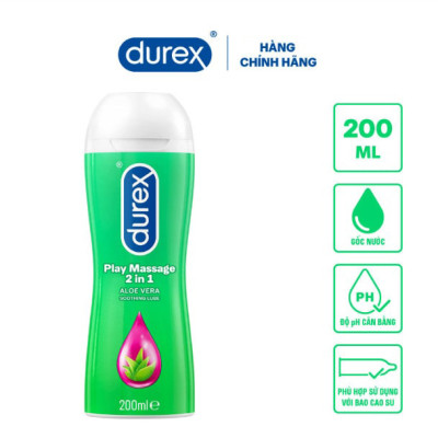 Durex Gel Bôi Trơn Play Massage 2 - in- 1 200ml