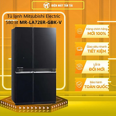 Tủ lạnh Mitsubishi Electric Inverter 580 lít MR-LA72ER-GBK-V - Hàng Chính Hãng - Chỉ Giao Hồ Chí Minh