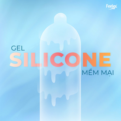 Bao cao su gia đình Feelex Superthin mỏng nhiều gel hương dâu - Hộp 30bcs