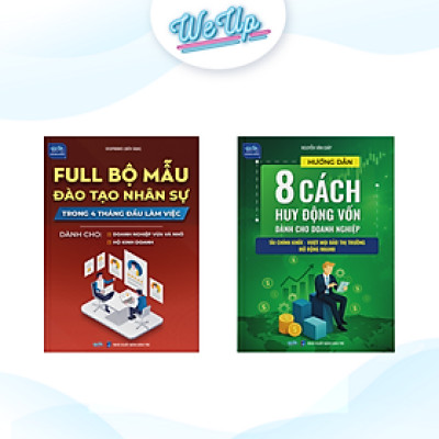 Combo 2 sách: Hướng dẫn 8 cách huy động vốn dành cho doanh nghiệp và Full bộ mẫu đào tạo nhân sự (Combo/lẻ)