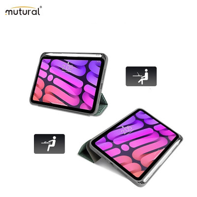 Bao da chống sốc canvas cho iPad Air 13inch M2 . M3 hiệu Mutural Yashi Series trang bị ngăn đựng bút, thiết kế tản nhiệt - Hàng chính hãng