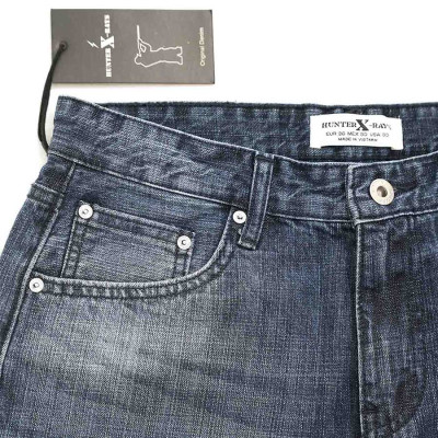 Quần Short Jeans Nam Form Slimfit Cotton Xanh – Hunter X-Rays S44