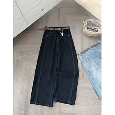 Quần jean suông A8238 2 màu