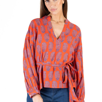 Áo Kiểu Dài Tay Cotton Isla Bonita