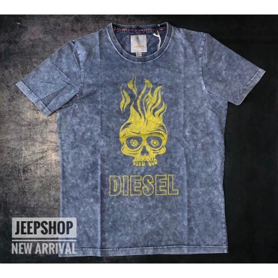 Áo thun wash bụi_phong cách retro