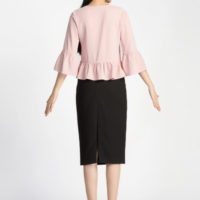 Chân Váy Midi Xẻ Sau De Leah -  Đen