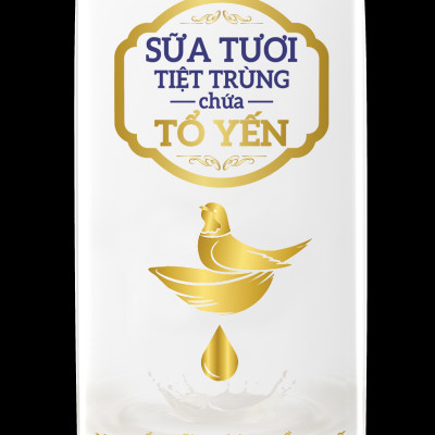 Thùng 24 hộp Sữa tươi tiệt trùng chứa tổ yến Vinamilk Green farm - hộp 180ml
